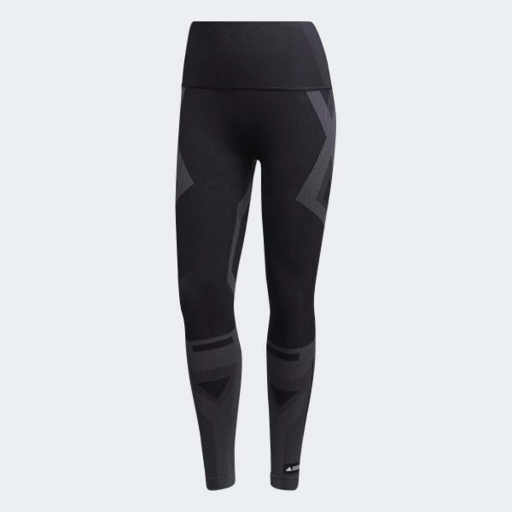 Adidas ForMotion Sculpt Two-Tone Tights Black/Gray Size Small